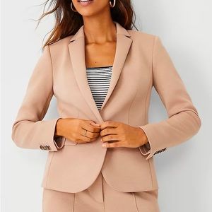 NWT Ann Taylor Tall One-Button Blazer in Double Knit, size 10T
